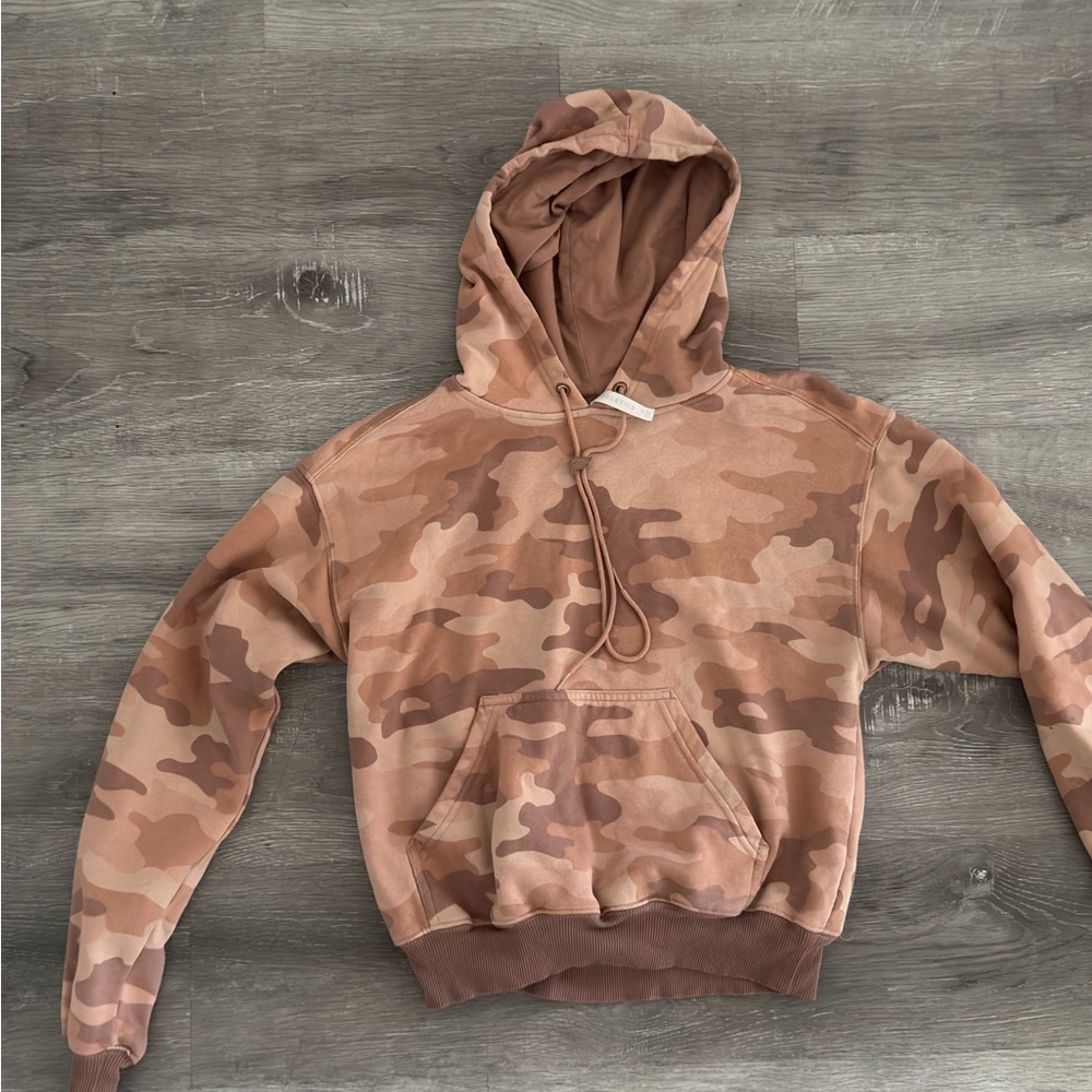 Fabletics Camouflage Hoodie - Brown and Tan